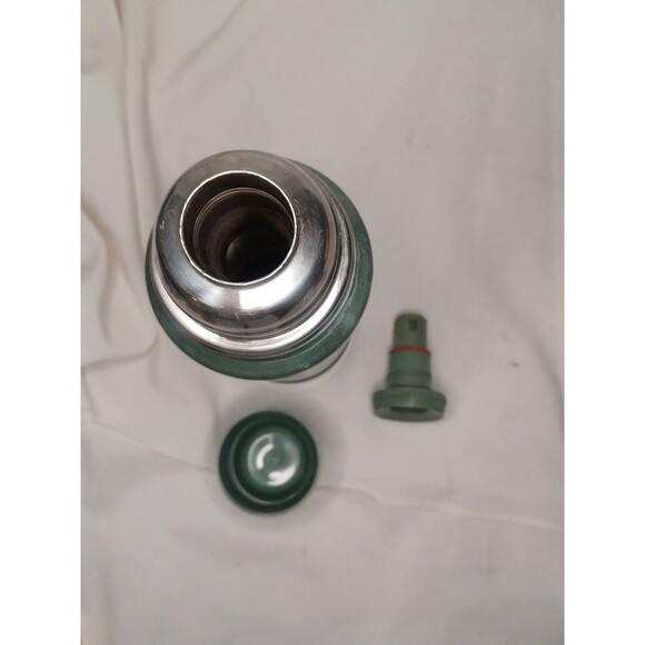Stanley Aladdin A-944DH Quart Vacuum Bottle - Green Hammertone Finish Vintage - Picture 6 of 11